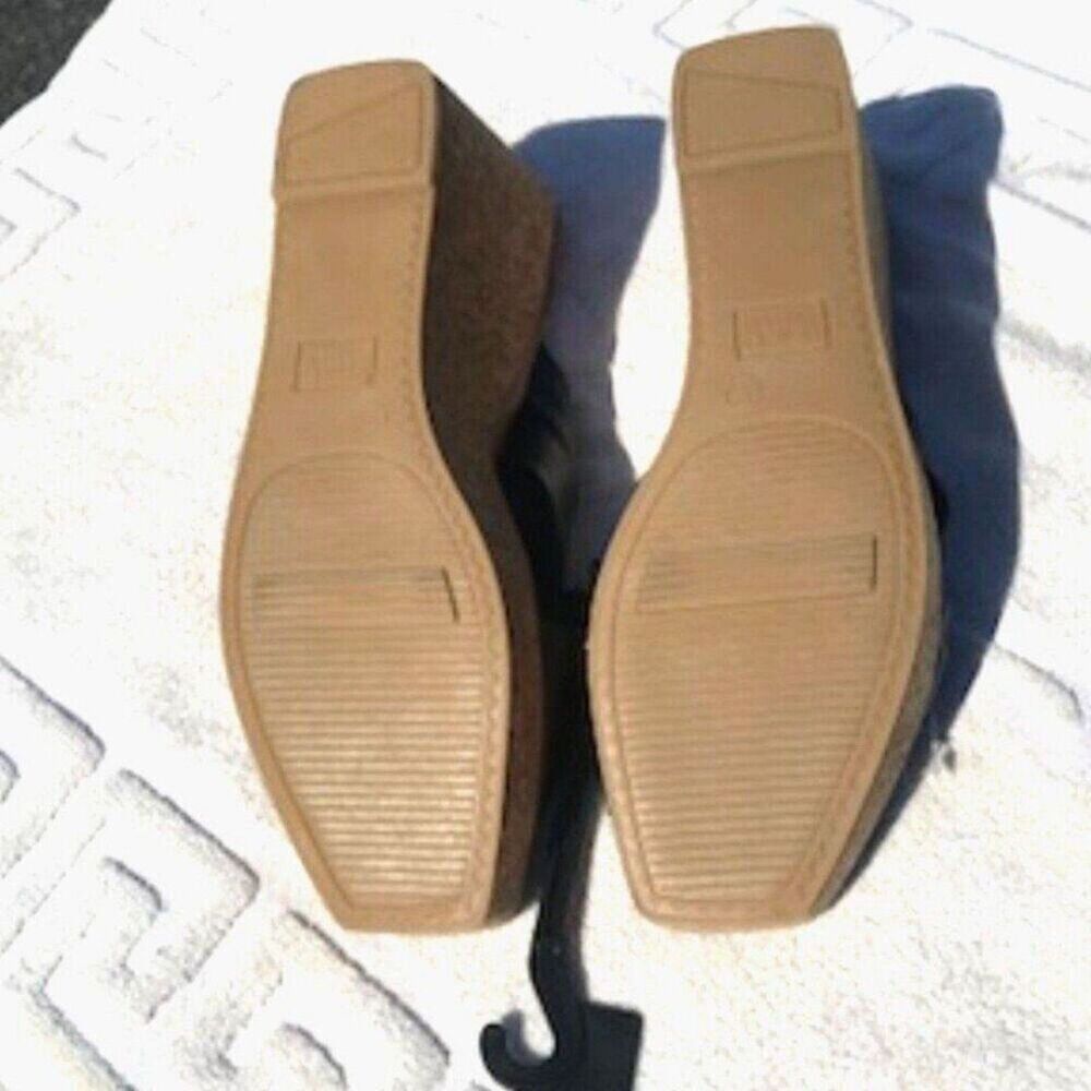 Size: 9 . Wedge High Heel Sandals ...... Black . Time and Tru . New w/ Tags - Picture 10 of 10
